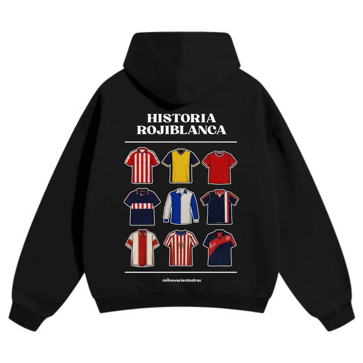 HISTORIA ROJIBLANCA HOODIE