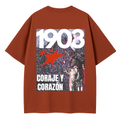 CORAJE Y CORAZÓN T-SHIRT Teja
