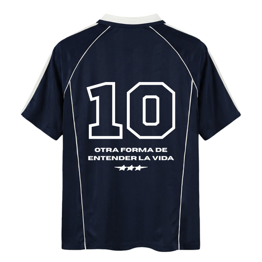 10 FOOTBALL TEE BLACK