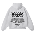 LUCHAN COMO HERMANOS HOODIE Gris