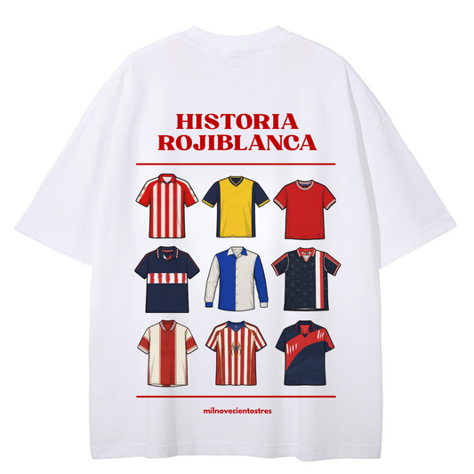 HISTORIA ROJIBLANCA T-SHIRT