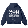 LUCHAN COMO HERMANOS HOODIE Marino