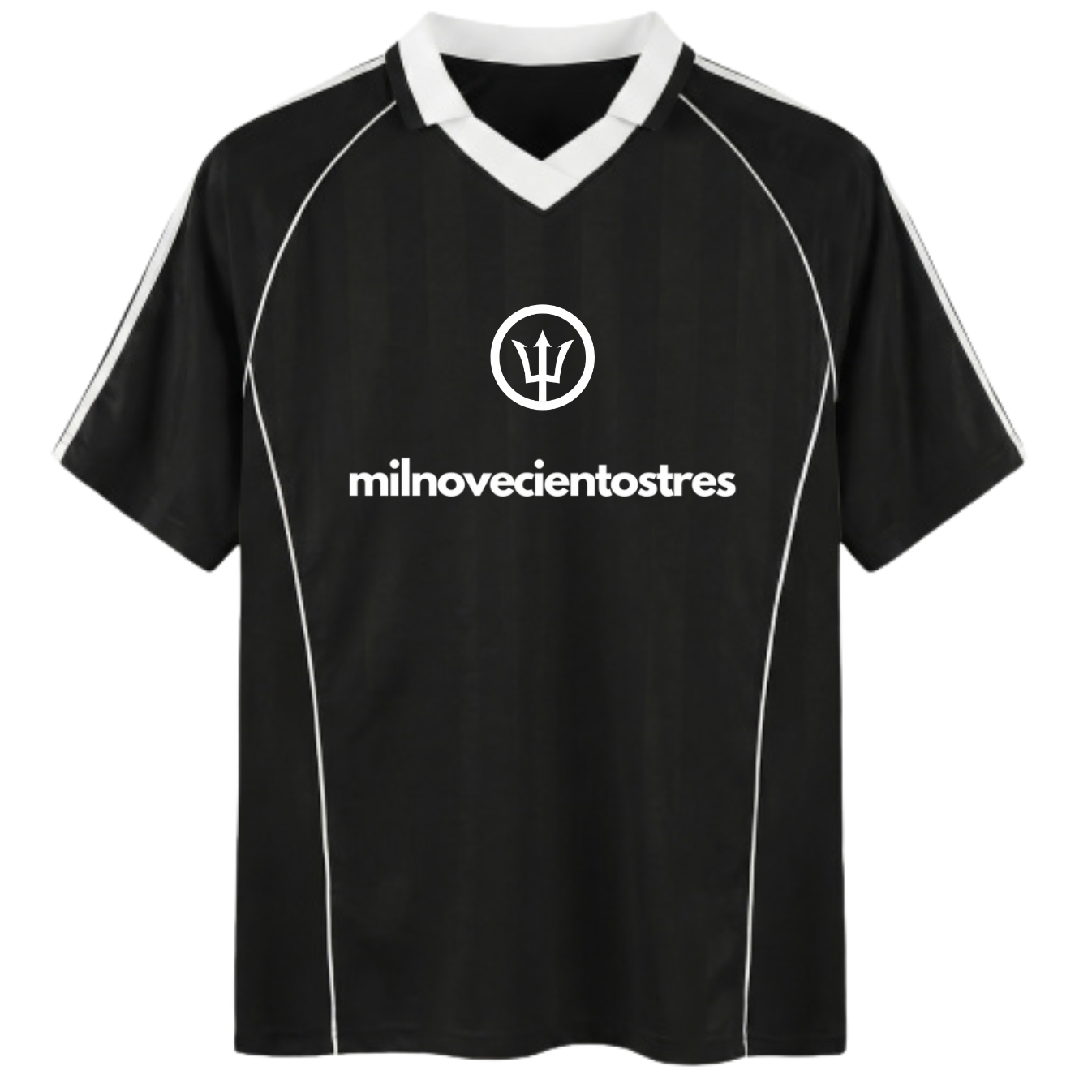 19 FOOTBALL TEE BLACK