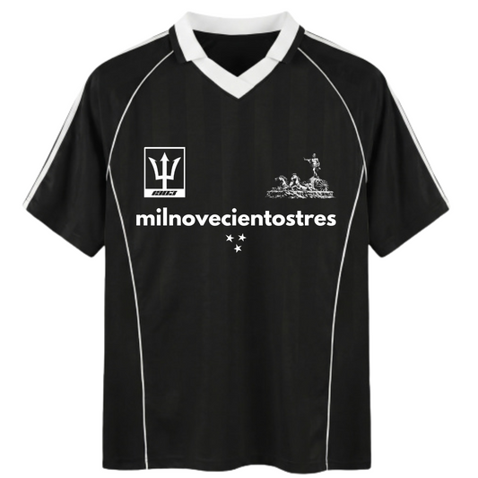 10 FOOTBALL TEE BLACK