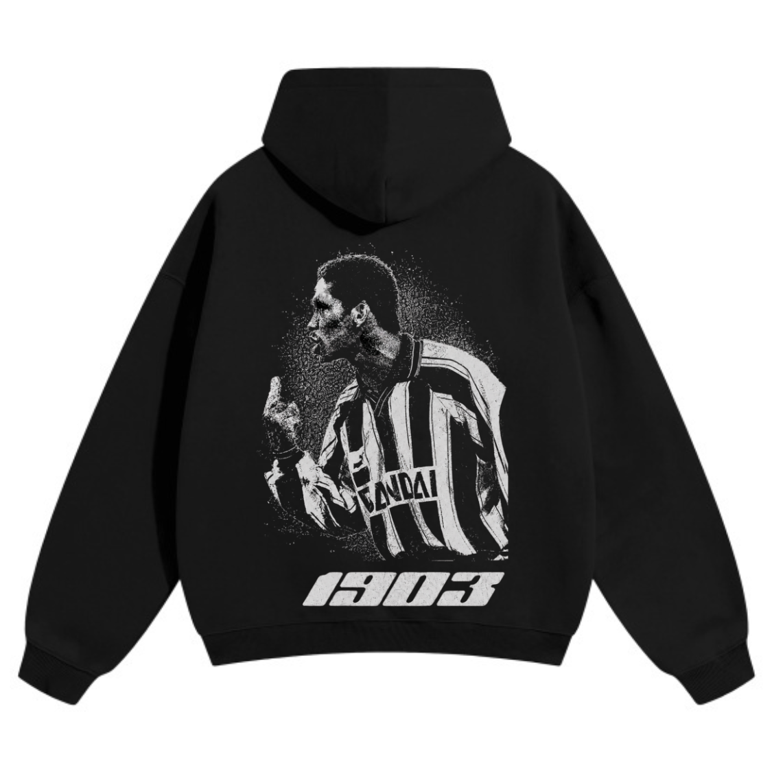 Sudadera con capucha Cholo negra