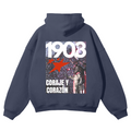 CORAJE Y CORAZÓN HOODIE Marino