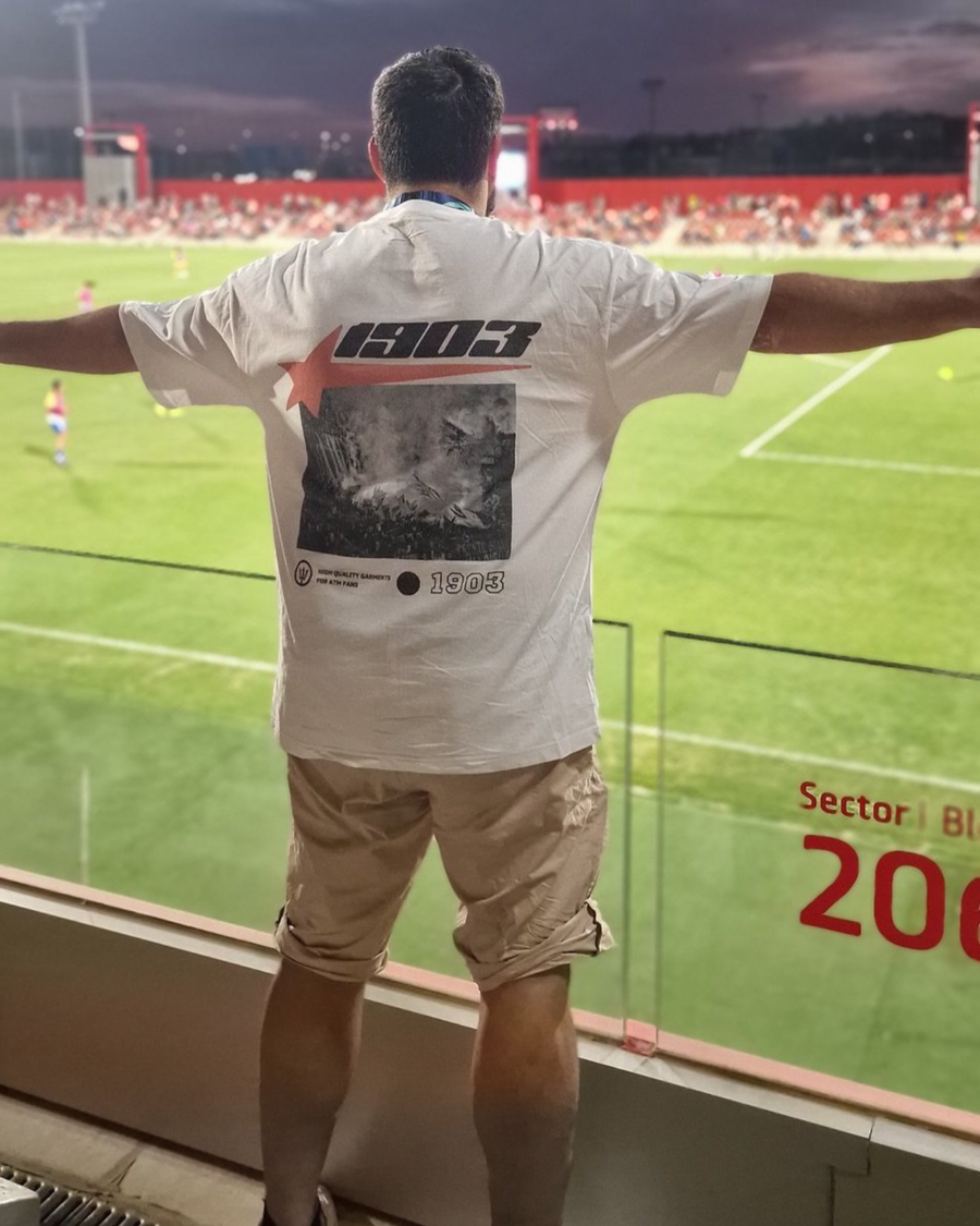 Colchonero con la Afición T-shirt blanca