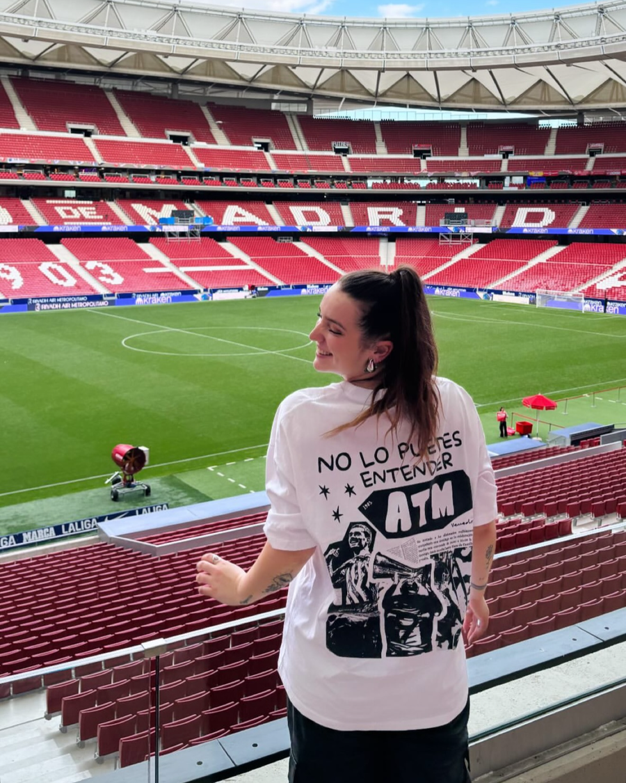 Camiseta No lo Puedes Entender blanca puesta